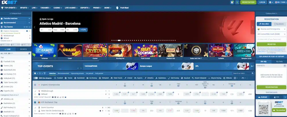 1xbet